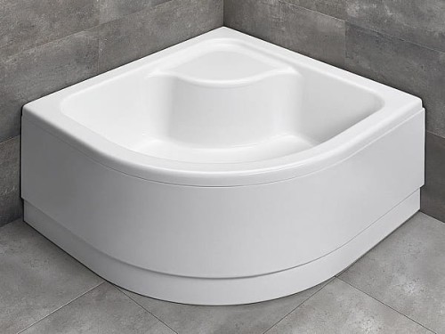 Radaway INDOS A 900x900x410x265 brodzik akrylowy głęboki półokrągły SIA8080-01