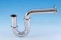 McAlpine 215CB Syfon umywalkowy rurowy wykonany z mosiądzu pokryty warstwą chromu 1.1/4x32mm bez spustu