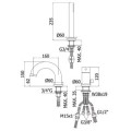 Paffoni STICK bateria wannowa SK040LCR