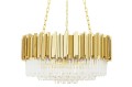 Lampa wisząca IMPERIAL GOLD 80 - stal, kryształ King Home DW-D5688M.GOLD