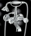 Giulini G. 3900 Odessa bateria wannowa z zestawem natryskowym, pokrętła Swarovski