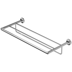 GEESA 917352-02 TONE COLLECTION PÓŁKA NA RĘCZNIKI Z WIESZAKIEM NA RĘCZNIK, 60 CM