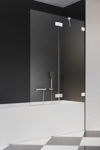 Radaway Essenza Pro White PND II 100 parawan nawannowy biały dwuczęściowy prawy 10102100-04-01R
