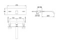 Kohlman AXIS QW198N bateria umywalkowa podtynkowa