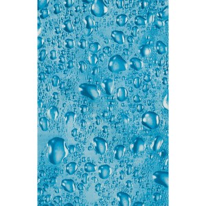 *Duschy 627-81 WATER BLUE zasłona prysznicowa 180x200cm