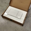 LIV/SCHWAB Aplite ECO/Dots DUO 257426 Przycisk spłukujący do spłukiwania dwudzielnego biały