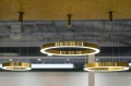 Lampa wisząca RING 40 złota - LED, stal King Home JD8169-40