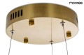 MOOSEE lampa wisząca NENUFAR - złota MSE010100125