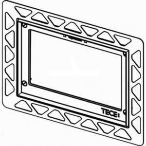 Ramka montażowa TECE loop TECE square do WC czarna