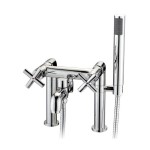 Omnires MODERN bateria wannowa 2-otworowa kompletna C304-HCR chrom 