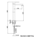 Kohlman NEXEN QB170U bateria umywalkowa wysoka