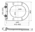 Duschy 805-01 deska WC wolnoopadająca SOFT SLIM