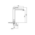 Paffoni Level Standard bateria umywalkowa wysoka LES081CR 