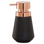 *Sealskin 362330219 Conical dozownik porcelanowy czarny+ miedź