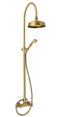 Giulini G. 7307/1162BR Parigi kolumna natryskowa z baterią bronzo
