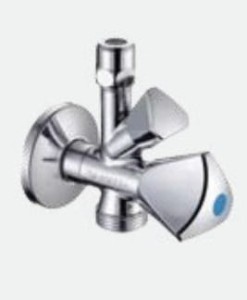 Zawór kątowy kombinowany1/2 x 3/8 x 3/4 SANLAND 970160000
