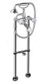 Giulini G. 3900N Odessa bateria wannowa stojąca z zestawem natryskowym, pokrętła Swarovski