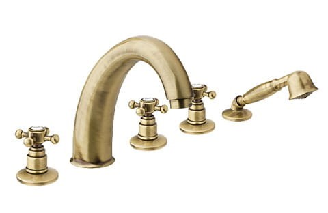 Reitano Atea R331 bateria wannowa 5-otworowa retro bronzo
