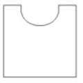 Cotton Nova dywanik łazienkowy 60x45- kontur z wycięciem pod wc 294588665 Sealskin