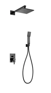 SYSDA19ABL DARLING system prysznicowy podtynkowy, czarny