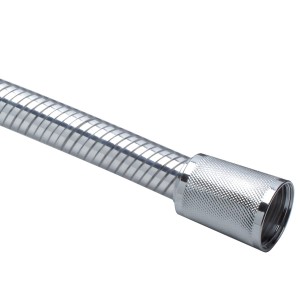 Duschy 227-90 wąż prysznicowy STRONG PVC wzmocniony 150cm chrom/transparent