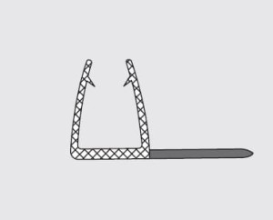 RIHO 162205114 uszczelka pionowa na szybę 6mm L1938MM (LUCENA)