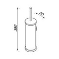 NEMOX STAINLESS STEEL COLLECTION szczotka wc wisząca 6511-05 GEESA