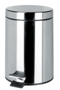 GEESA 91634 KOSZ NA ŚMIECI 3 L STAL POLEROWANA