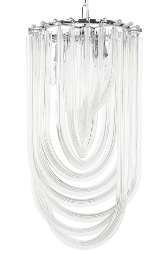 Lampa wisząca MURANO L chrom - szkło, metal King  Home JD9607-L.CHROM