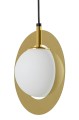 Lampa wisząca AURORA złota - szkło, metal King Home DW-D025P