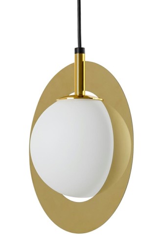 Lampa wisząca AURORA złota - szkło, metal King Home DW-D025P
