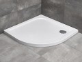 Radaway DELOS A 1000x1000x50x12 brodzik płytki półokrągły