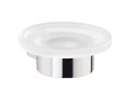 Gedy PI1113 Pirenei mydelniczka wisząca szkło mleczne, chrom